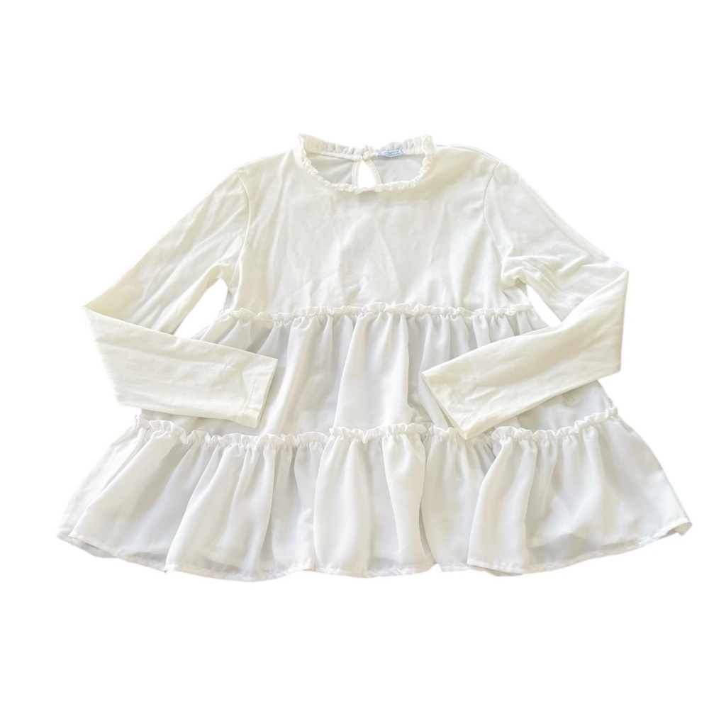 Mayoral Tiered White Top